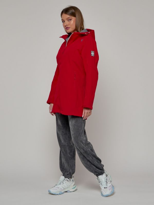 Women's windbreaker MTFORCE large size red 22335Kr